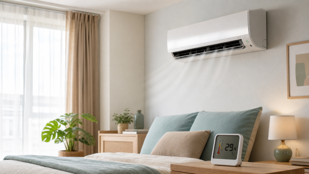 Aircond di bilik yang tidak cukup sejuk